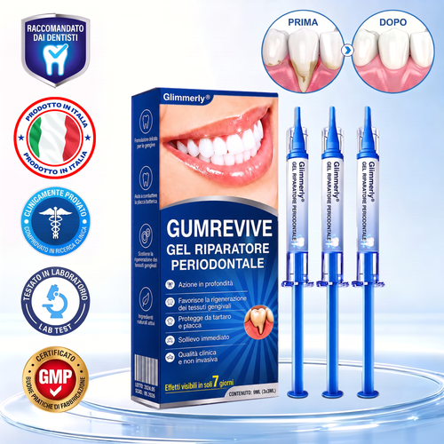 🇮🇹Glimmerly®🏅 GUMREVIVE GEL RIPARATORE PERIODONTALE🐟