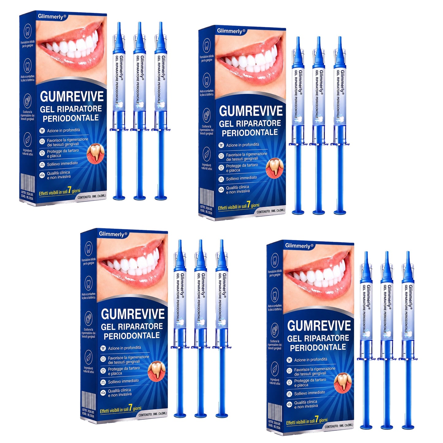 🇮🇹Glimmerly® 🦷GUMREVIVE GEL RIPARATORE PERIODONTALE🏆