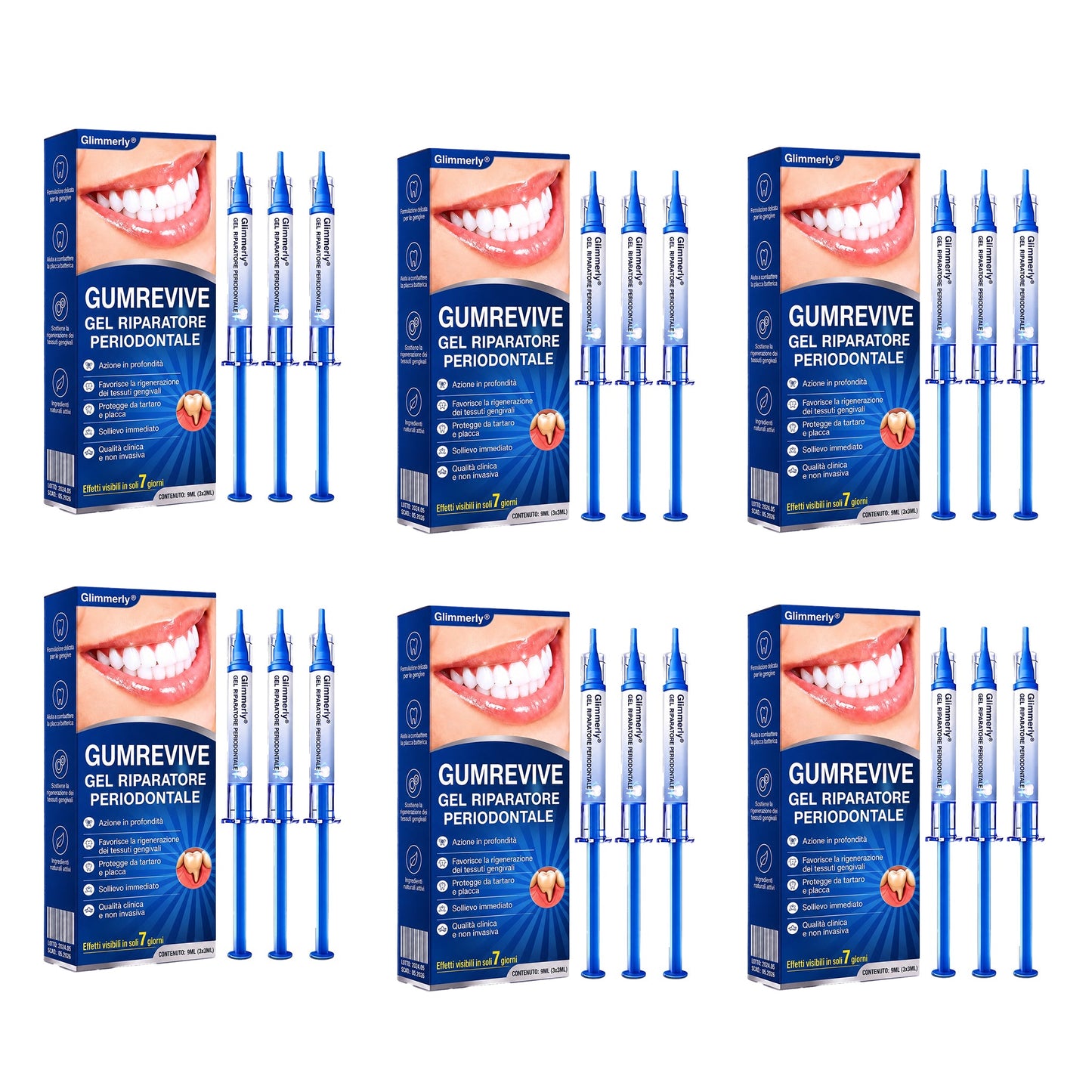 🇮🇹Glimmerly® 🦷GUMREVIVE GEL RIPARATORE PERIODONTALE🏆